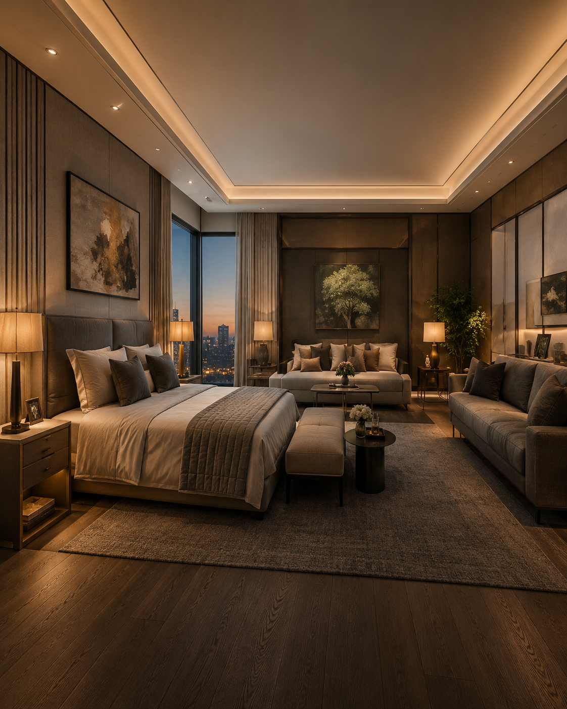 4 BHK residence interior