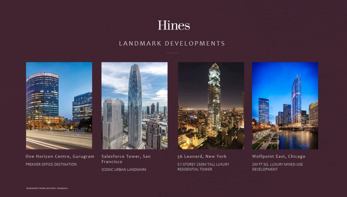 Hines landmark developments